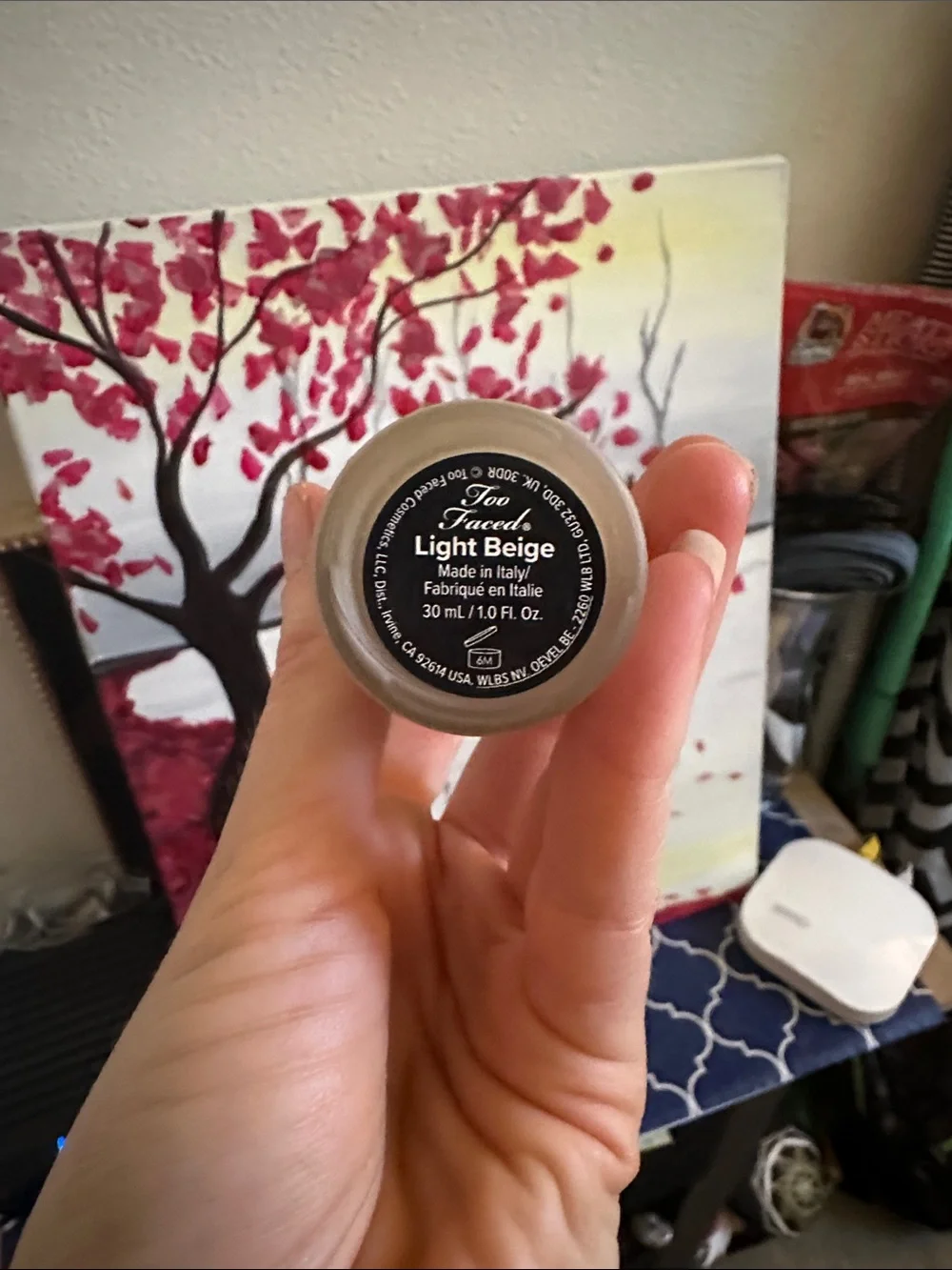 Too Faced Born This Way medium to full coverage light beige